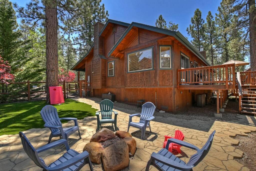 Teakwood - 3-Br Spa, Fire Pit, Quiet, Ac, Centrally Located Villa Big Bear Lake Exterior foto