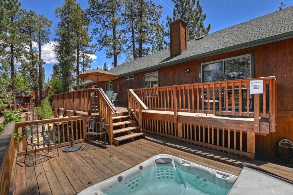 Teakwood - 3-Br Spa, Fire Pit, Quiet, Ac, Centrally Located Villa Big Bear Lake Exterior foto