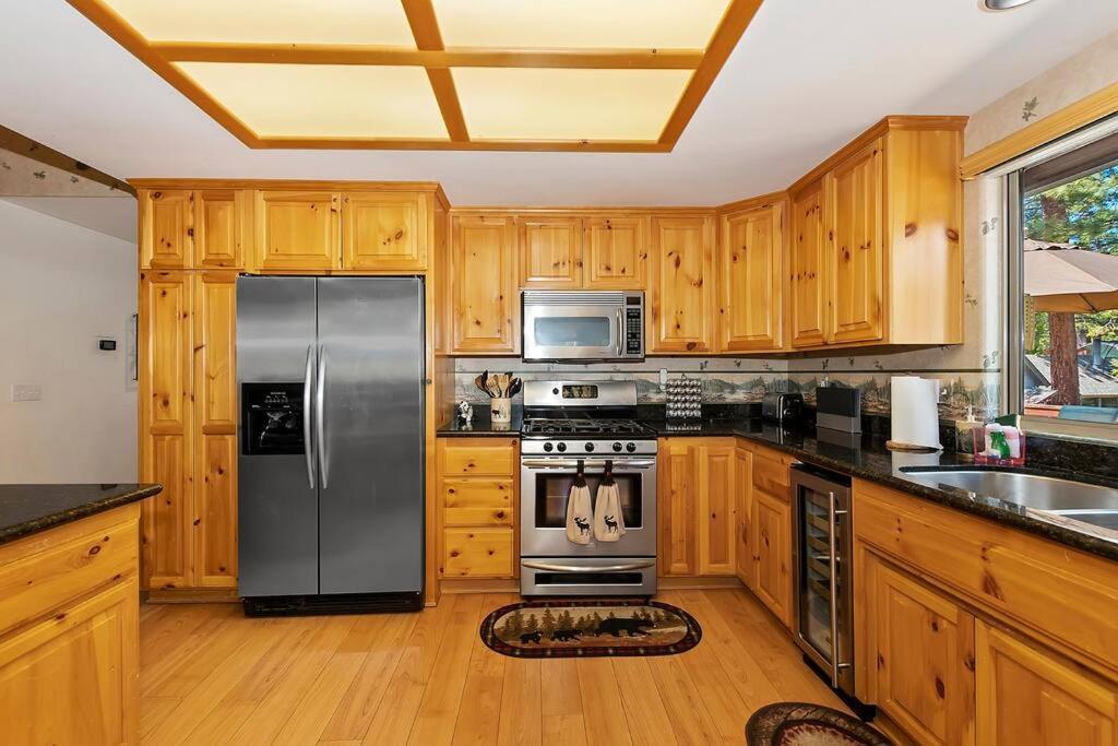 Teakwood - 3-Br Spa, Fire Pit, Quiet, Ac, Centrally Located Villa Big Bear Lake Exterior foto