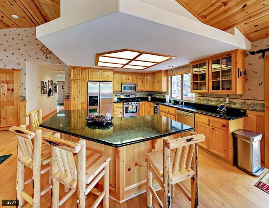 Teakwood - 3-Br Spa, Fire Pit, Quiet, Ac, Centrally Located Villa Big Bear Lake Exterior foto