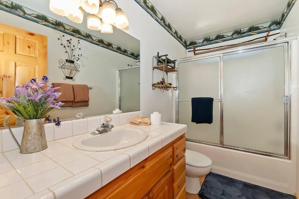 Teakwood - 3-Br Spa, Fire Pit, Quiet, Ac, Centrally Located Villa Big Bear Lake Exterior foto