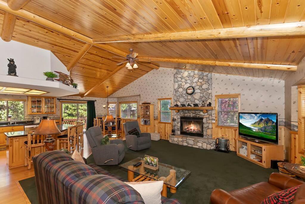 Teakwood - 3-Br Spa, Fire Pit, Quiet, Ac, Centrally Located Villa Big Bear Lake Exterior foto
